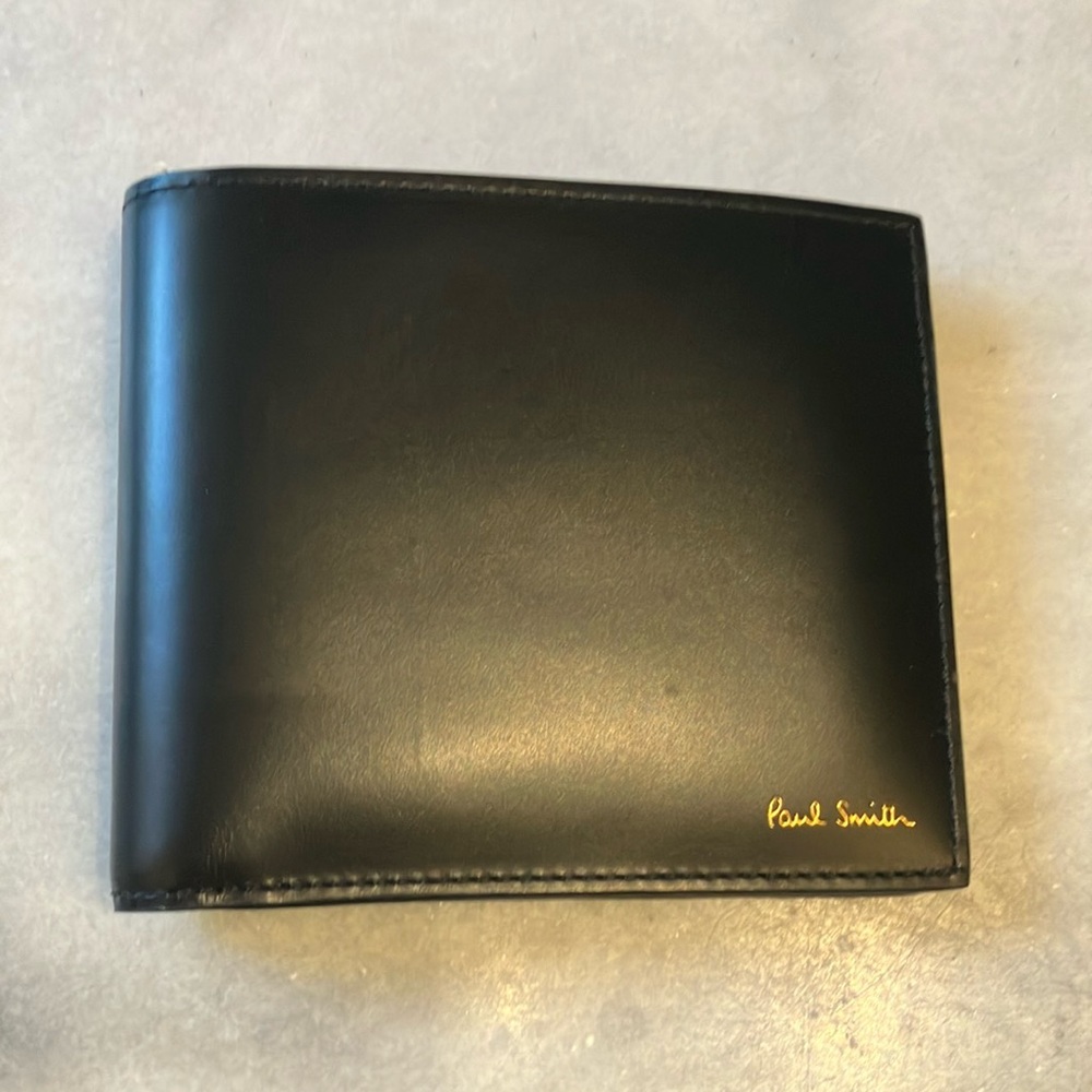 Paul Smith Black / rare Bicycle wallet. Never used.